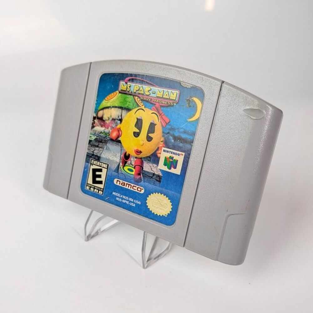 Ms. Pac-Man Maze Madness - Authentic and Tested - N64